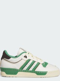adidas Originals RIVALRY 86 LOW - Baskets basses - cloud white/preloved green/easy yellow