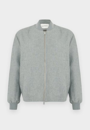 Bomber Jacket - light grey melange