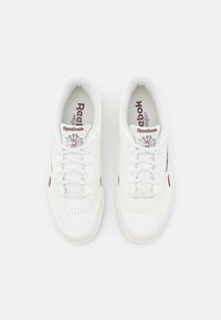 Reebok Classic CLUB C UNISEX - Sapatilhas - chalk/classic maroon /stucco