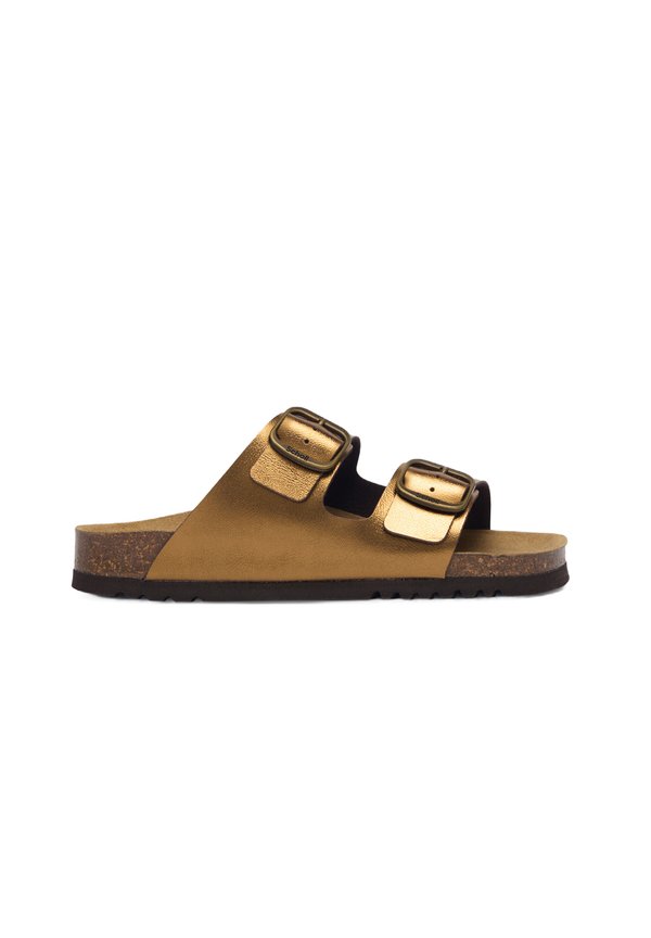 JOSEPHINE - Pantolette flach - bronze
