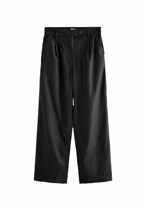 WIDE  - Tygbyxor - black