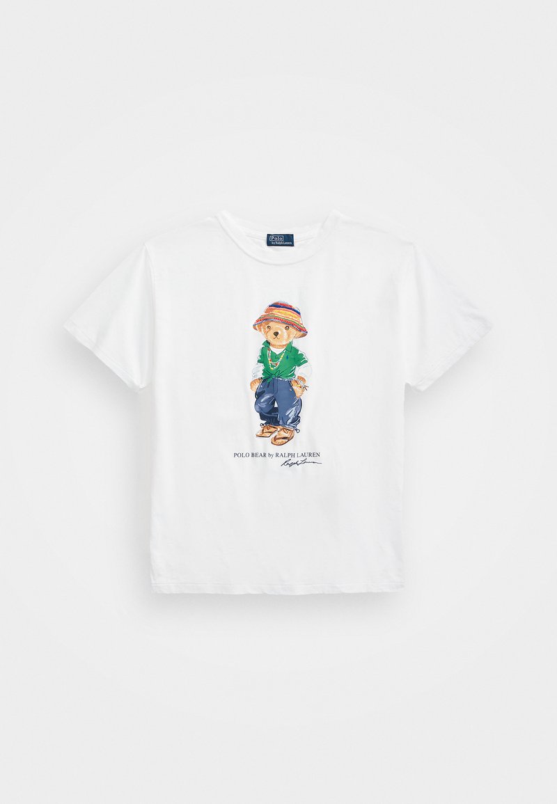 Polo Ralph Lauren POLO BEAR COTTON JERSEY TEE - T-shirt print - white
