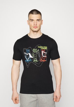 QUALIFIER TEE - T-shirt con stampa - black