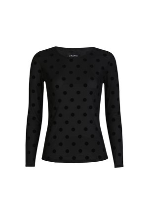 Liberté Essentiel, Langarmshirt - black big dot