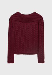 Stradivarius Strickjacke - bordeaux