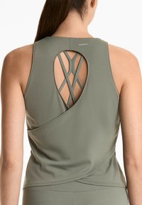OYSHO CROSS-BACK COMFORTLUX - Linne - mottled green