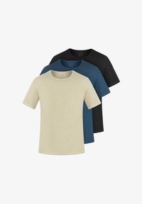 Unausgewählt, beige/marine/schwarz