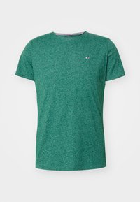 Tommy Jeans - TJM SLIM JASPE C NECK - T-shirt - bas - court green Miniatyrbild 1