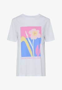 Não selecionado, bright white/begonia pink