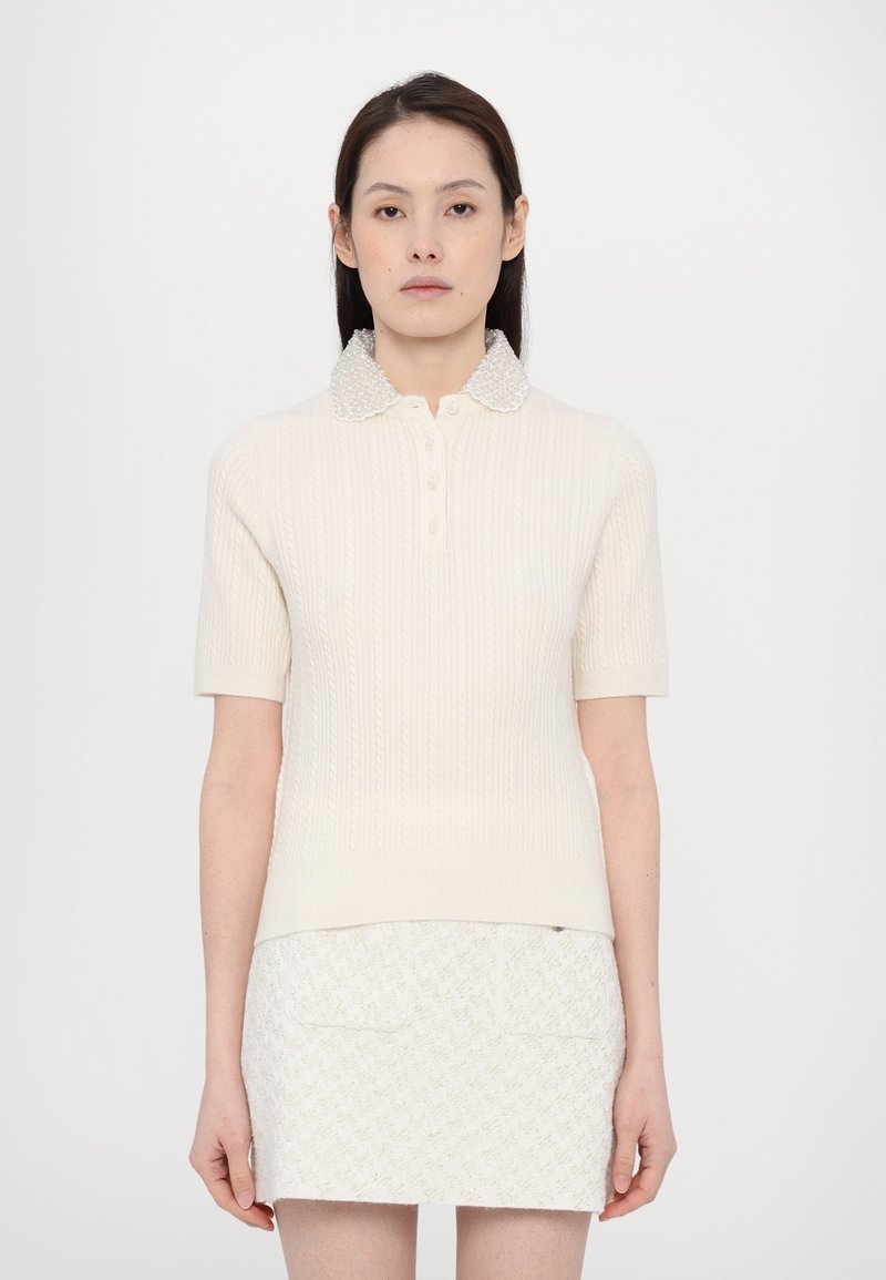 Maje - MINIA - Polo shirt - ecru, Enlarge