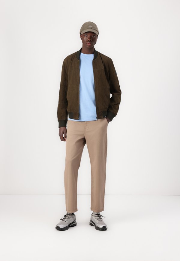 SLH LOOSE DONALD PANT - Chinos - greige2