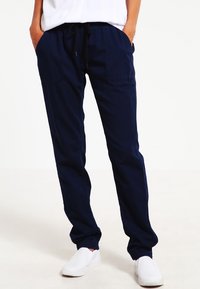 QS Tygbyxor - blue denim