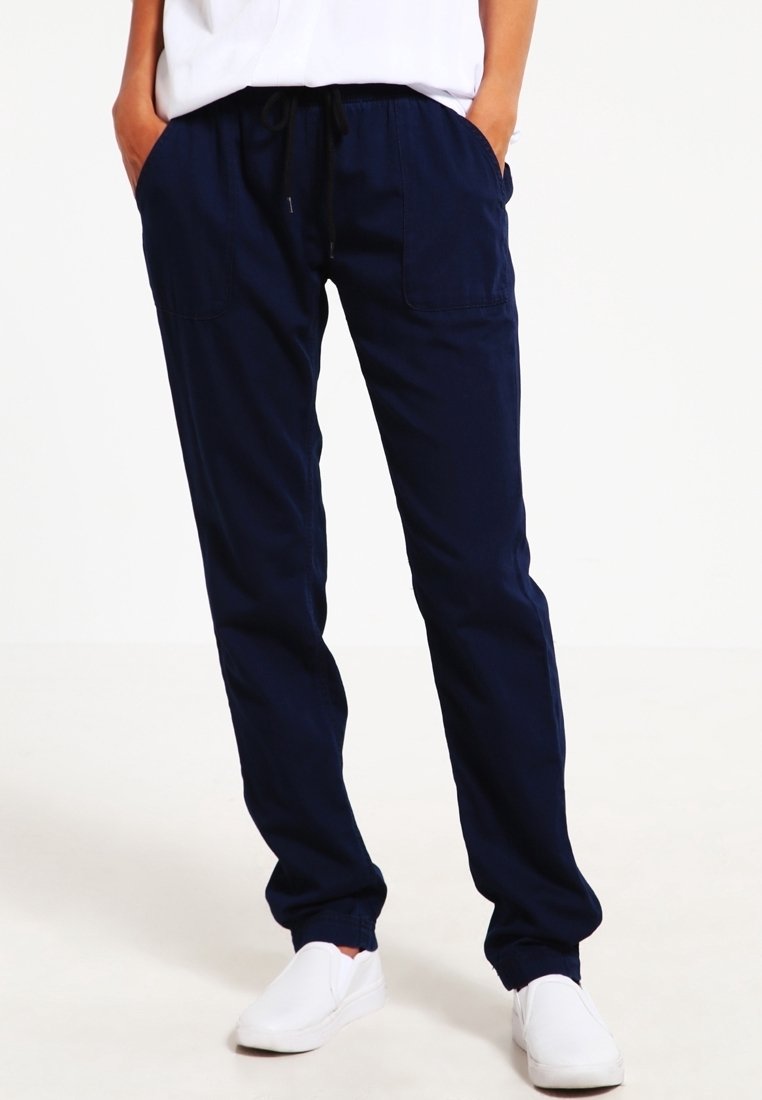 QS Tygbyxor - blue denim