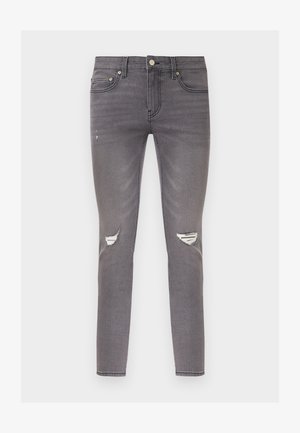 Only & Sons, WARP DESTROY - Džínsy skinny fit - dark grey denim