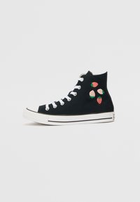 CHUCK TAYLOR ALL STAR - Høye joggesko - black/soft red/green