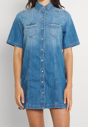 Pepe Jeans Robe en jean - blue denim