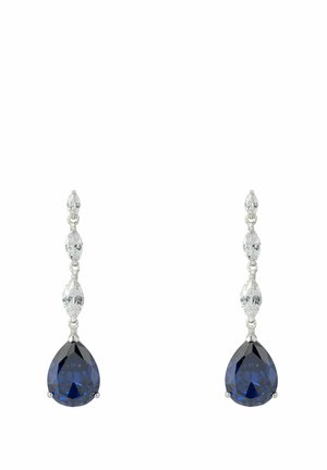 TEARDROP GEMSTONE  - Earrings - blue