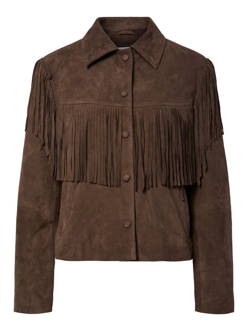 YAS Leren jas bruin YAS Leren jas bruin