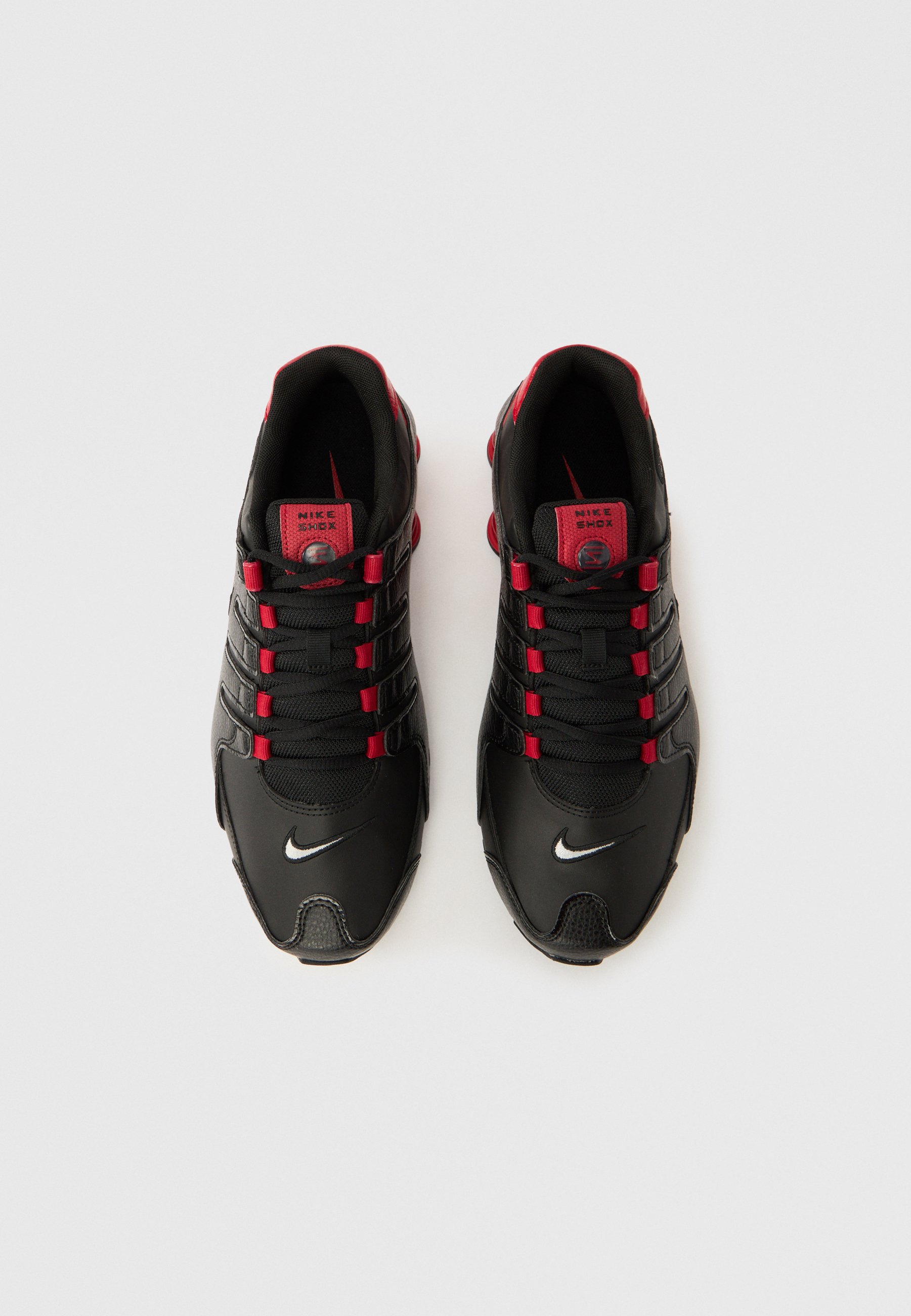 nike shox nz black and red