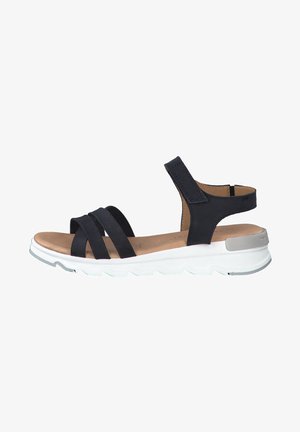 Plateausandalette - navy