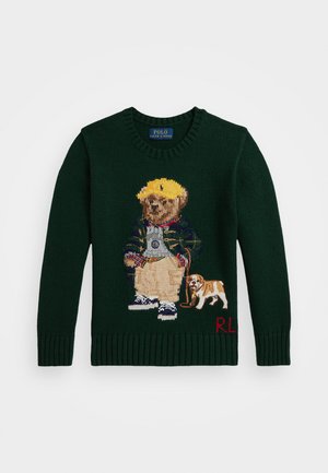 Polo Ralph Lauren POLO BEAR SWEATER - Jumper - moss agate