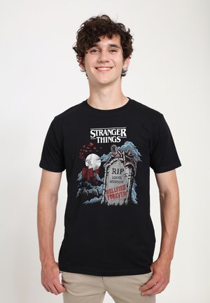 STRANGER THINGS RIP EDDIE - T-Shirt print - black