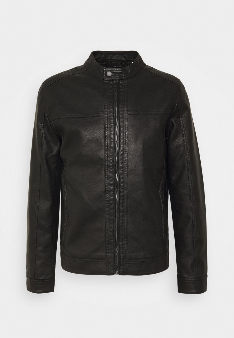 Biker Jacket Jack And Jones Veste En Cuir Suede Jacket Jones