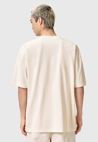 AllSaints MIKRO CREW - T-shirts basic - ashen white