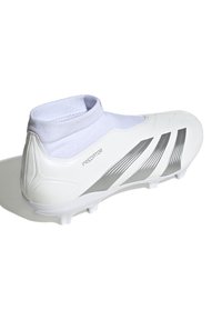 adidas Performance PREDATOR LEAGUE  - Botines de fútbol para terreno firme - footwear white/silver metallic