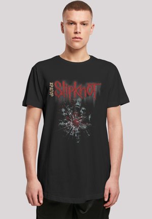 F4NT4STIC SLIPKNOT METAL BAND SHATTERED GLASS - T-Shirt print - black