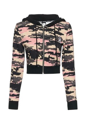 Dangerous DNGRS OBSCURE - Užtrauktuku užsegamas treningas - black pixelcamouflage