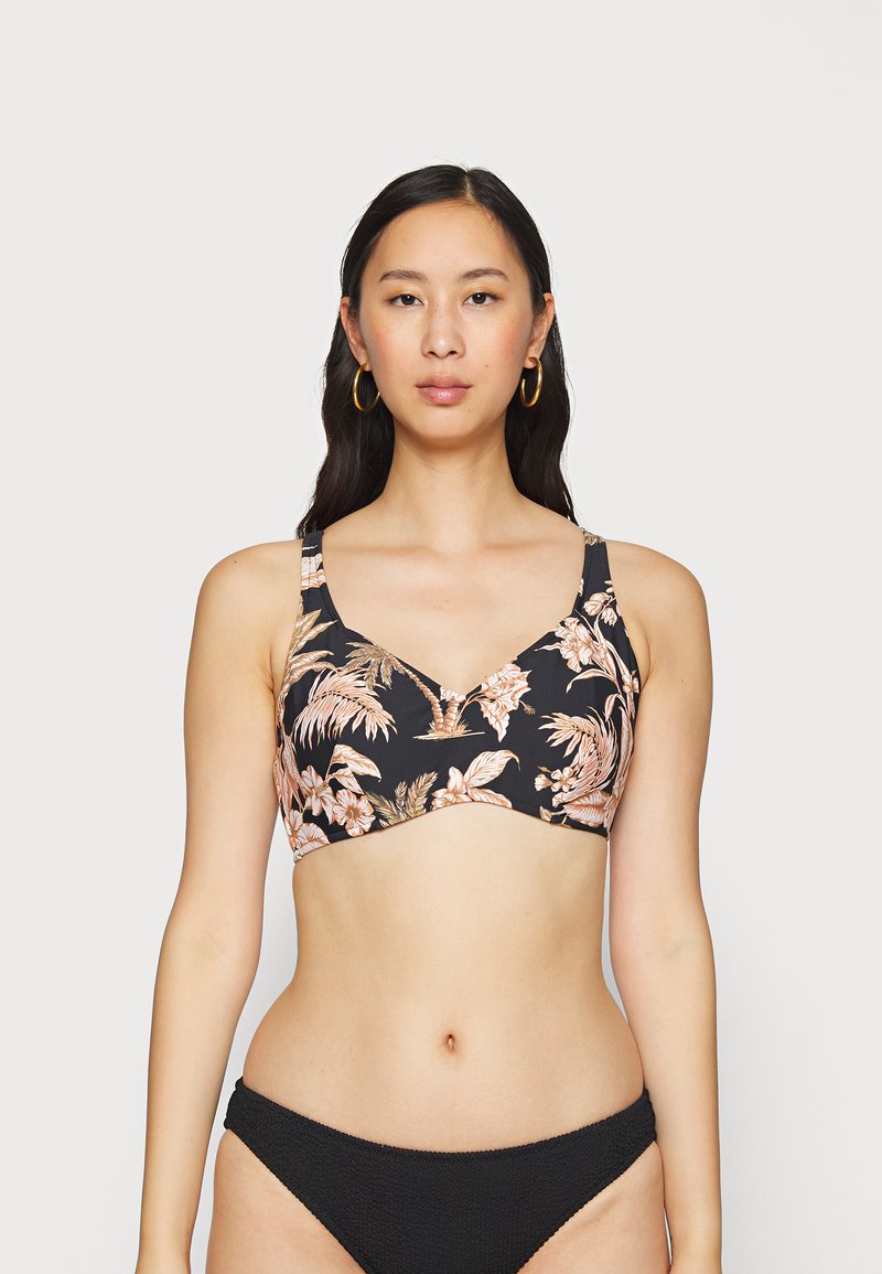 Seafolly CASTAWAY CUP HALTER BRA Top de bikini black/negro Zalando.es