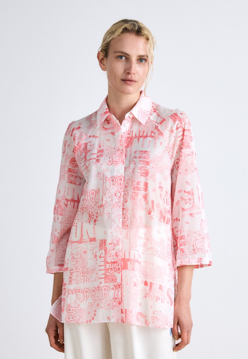 Marc Cain Button-down blouse - light neon red
