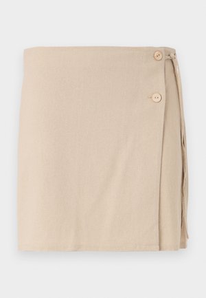 ONLY, ONLCARO WRAP SKIRT - Пола с прихлупване - oxford tan