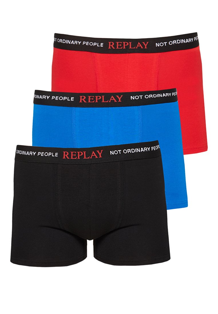 Replay Boxers antraciet gemêleerd Replay Boxers antraciet gemêleerd