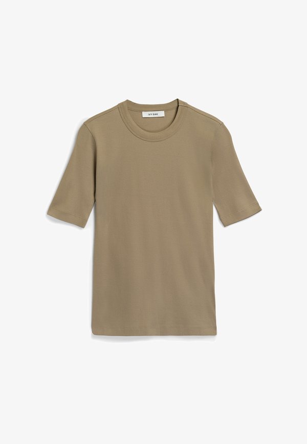 KRISTIN - Basic T-shirt - khaki3