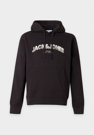 Jack & Jones, JJAVERY HOOD - Суитшърт с качулка - black