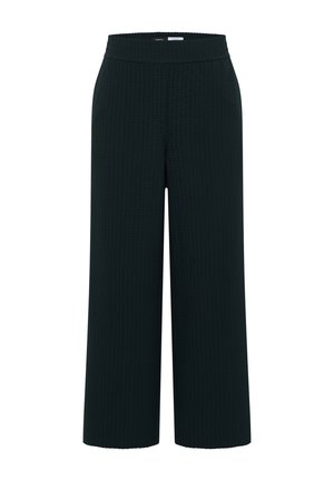 Cecil, WIDE LEG HOSE IN SEERSUCKER-QUALITÄT - Pantalones - palm breeze green