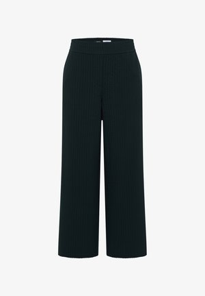 Cecil, WIDE LEG HOSE IN SEERSUCKER-QUALITÄT - Pantalones - palm breeze green