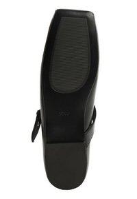 Mango Baleríny s páskem - black