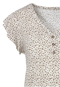 LASCANA 2 PACK - Camiseta estampada - creme/beige