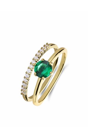 CLASSIC - Ring - gold-coloured/green