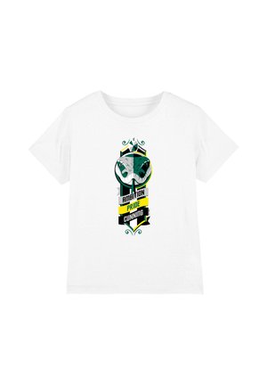 Cotton Soul, HARRY POTTER SLYTHERIN TRAITS UNISEX - Print T-shirt - white