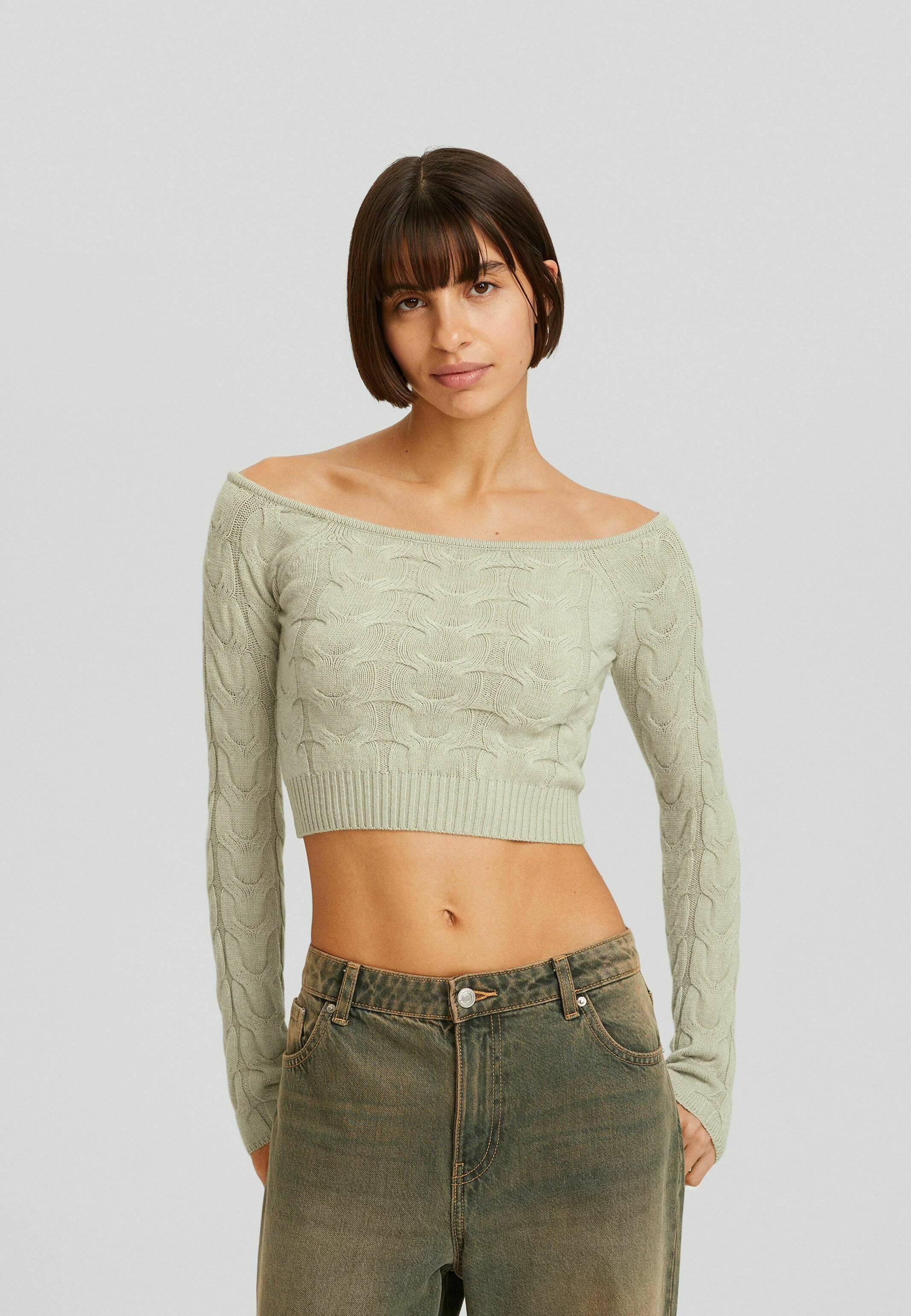 bershka knitted top