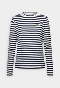 Tops ar garām piedurknēm - marine/farine