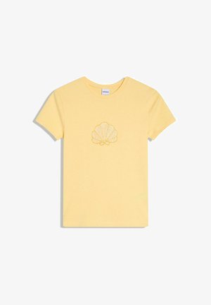 Bershka, PRINTED- T-SHIRT - T-shirt imprimé - yellow