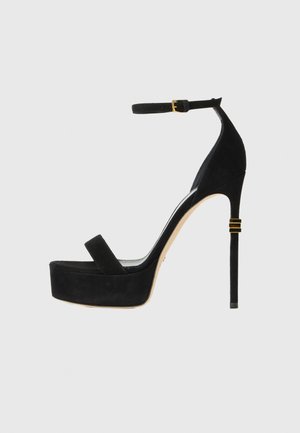 High heeled sandals - nero