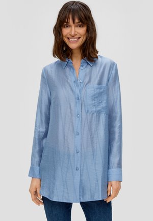 s.Oliver LONG AUS MIX - Overhemdblouse - blassblau