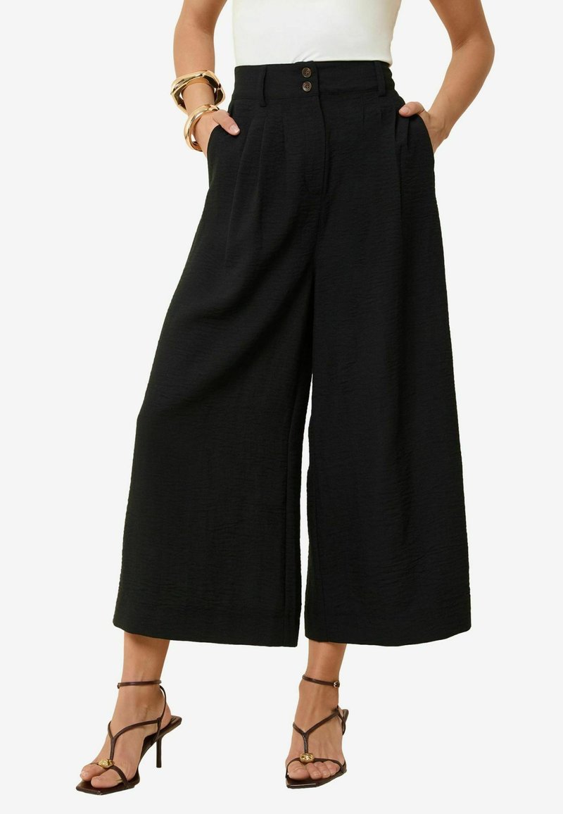 Friends Like These TAILORED CROP - Hlače - black