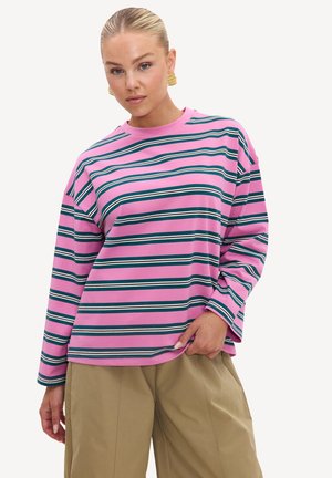 LOAVIES, HEAVENLY HARMONY - T-shirt à manches longues - pink stripes